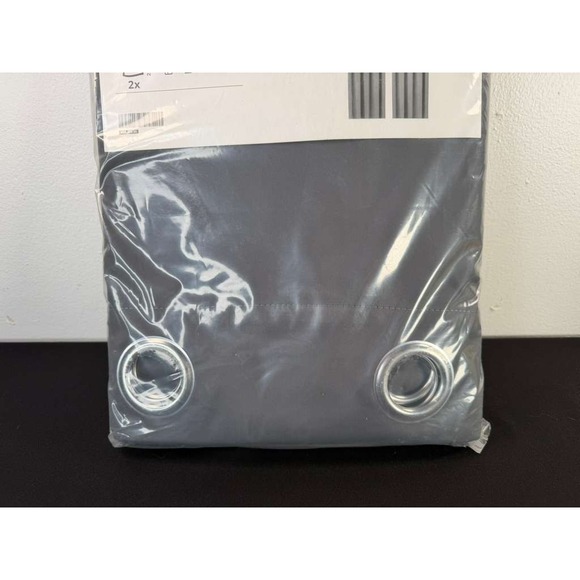 Ikea HILLEBORG Blackout Curtains 2 Panels 57x98" Gray/Dark Gray 404.250.30, NEW - Picture 9 of 11